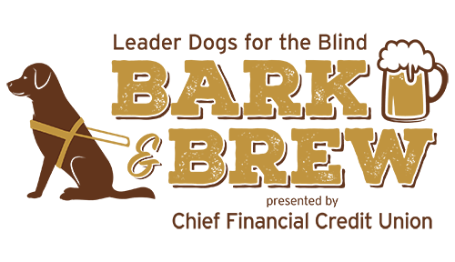 Leader Dog Bark &amp; Brew event logo