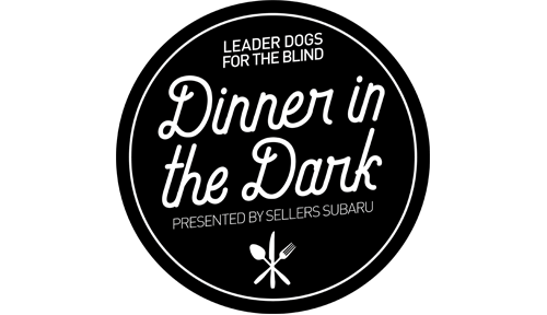 Leader Dogs for the Blind Dinner in the Dark event logo