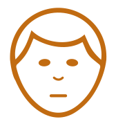 living with depression face icon living with depression face icon