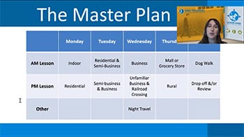 Screenshot showing chart titled The Master Plan