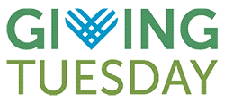 Giving Tuesday logo in green and blue