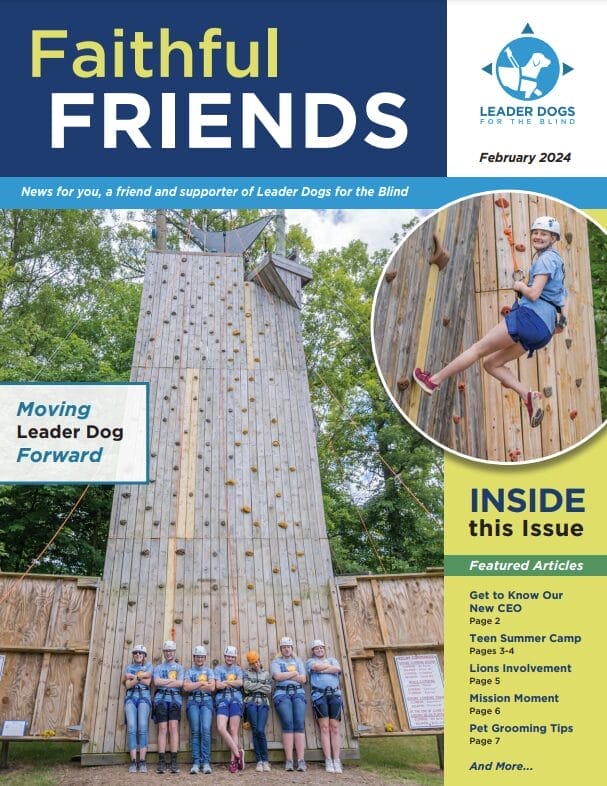 Faithful Friends Newsletter January 2024 cover
