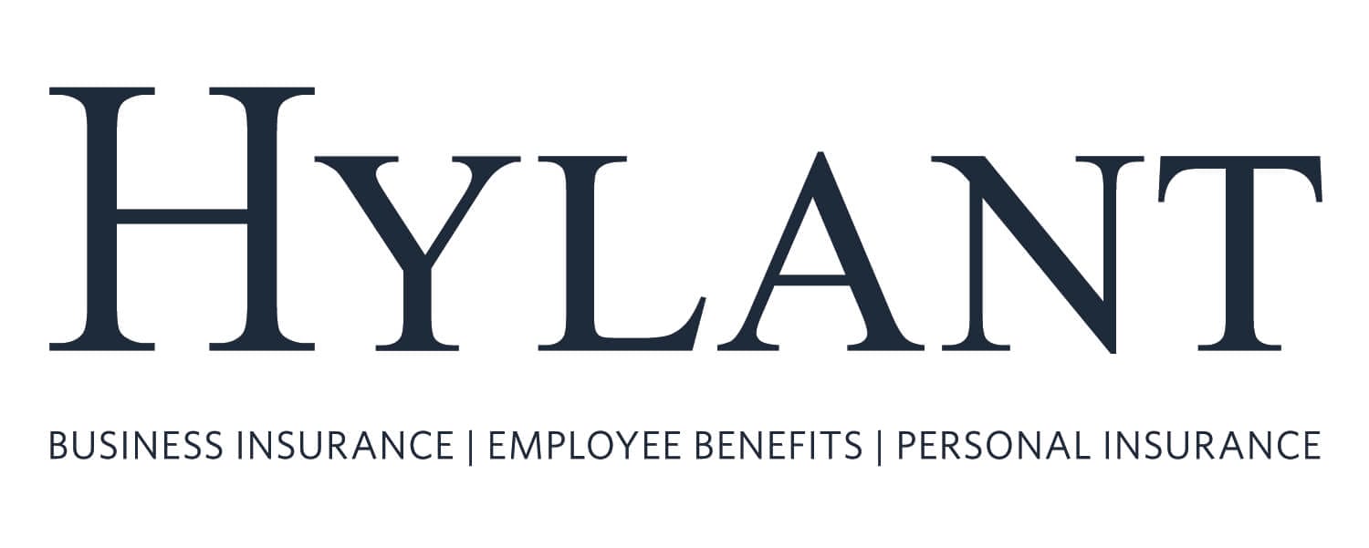 The Hylant logo underneath it reads business insurance, employee benefits and personal insurance